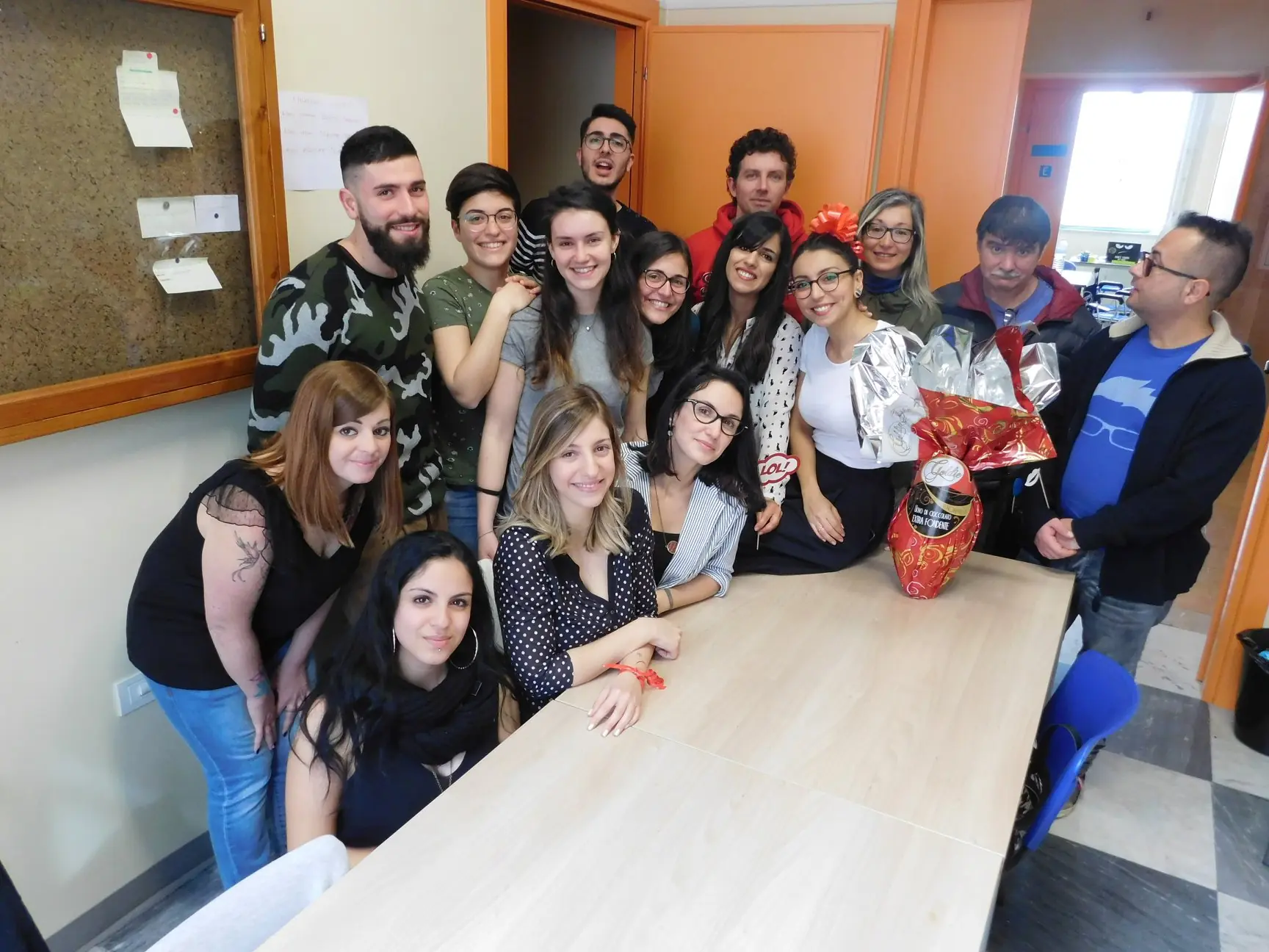 Foto di gruppo a Pasqua